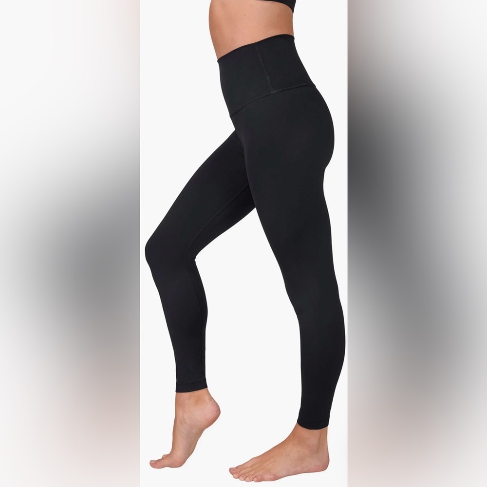 90 Degree By Reflex Charcoal Black Leggings EXCELLENT CONDITION Size S 2 of 2